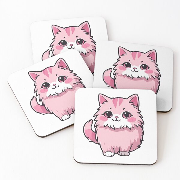 Item preview, Beautiful Pink Cat, Pink Kitten, Cat Lover, Cat Mom designed and sold by PurpleWay.