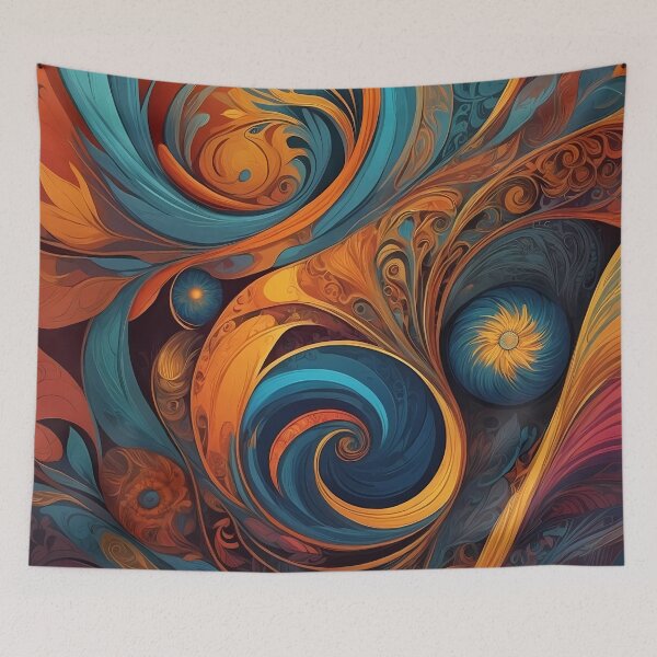 Item preview, Whirlpool of Warmth: A Vivid Vortex designed and sold by Vitalka-uk.