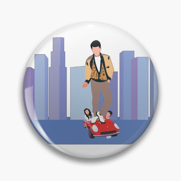 Item preview, ferris bueller minimal style sticker designed and sold by ADomingues1798.