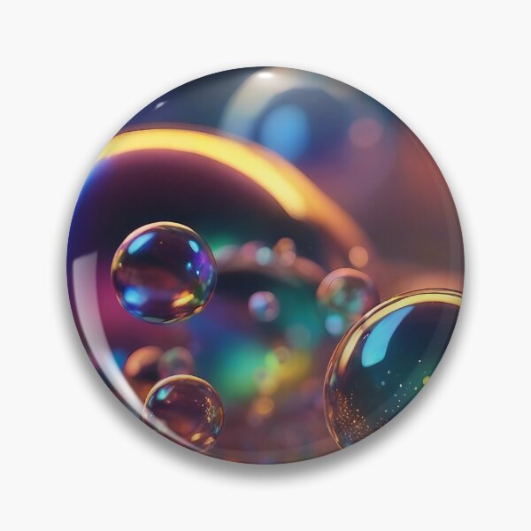 Item preview, Dark Luminous Bubbles designed and sold by kneilingprints.