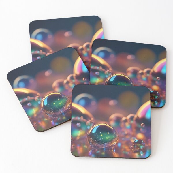 Item preview, Dark Luminous Bubbles designed and sold by kneilingprints.