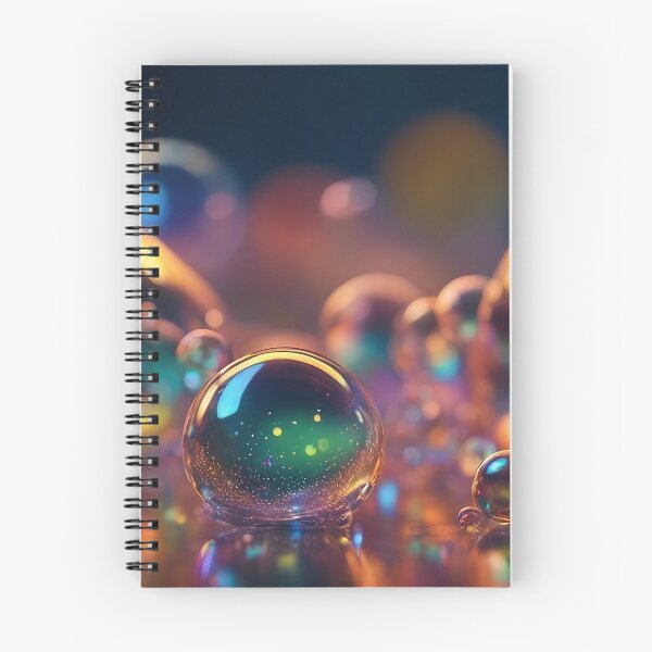 Item preview, Dark Luminous Bubbles designed and sold by kneilingprints.