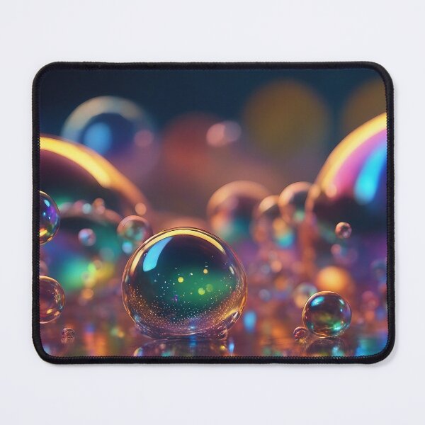 Item preview, Dark Luminous Bubbles designed and sold by kneilingprints.