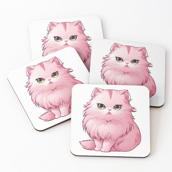 Item preview, Cute Pink Cat, Pink Persian Cat, Cat Lover designed and sold by PurpleWay.