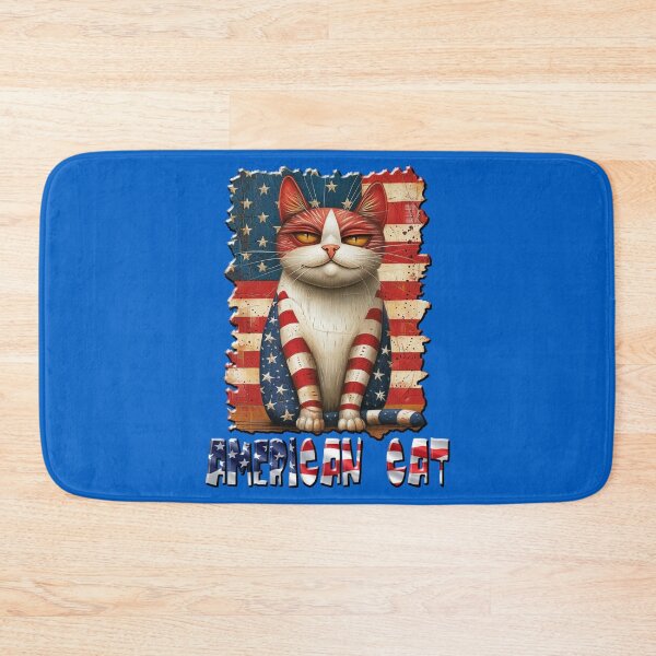 Item preview, American funny cat designed and sold by AlchemyColor.