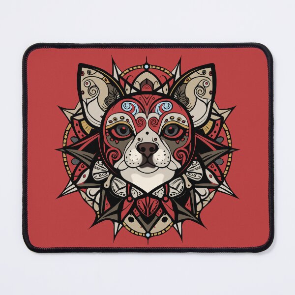 Item preview, Chihuahua Dog Mandala With No Border designed and sold by GlobalMandala.