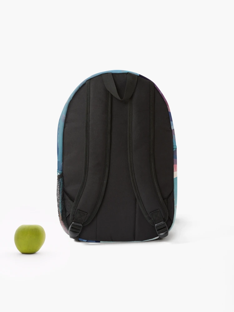 Thumbnail 2 of 3, Backpack, Geometric Oceans designed and sold by RxU3.