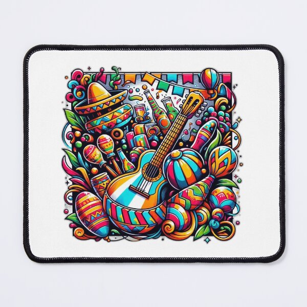 Item preview, FIESTA VIBES: LIVELY LATINO CULTURE CELEBRATION TEE designed and sold by BlueGoldArt.