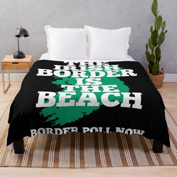 Artikelvorschau, Die irische Grenze ist der Strand – Border Poll Now. entworfen und verkauft von REAL IRISH GIFTS.