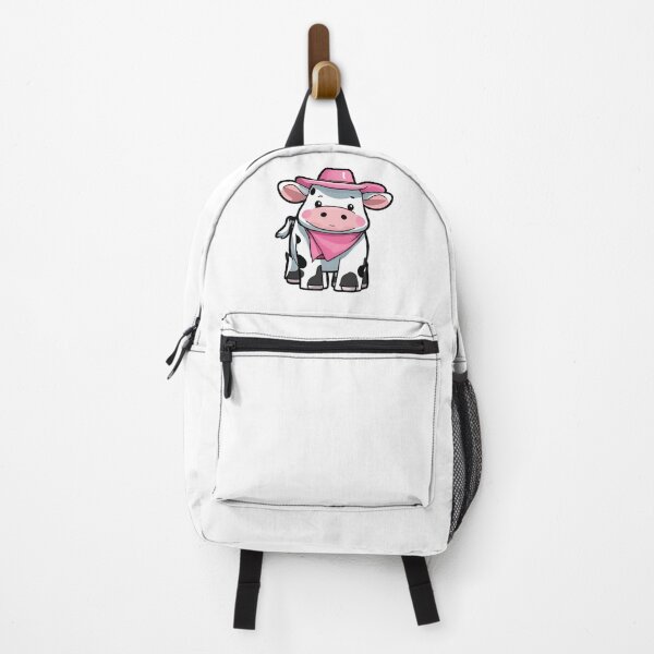 Item preview, Cowboy Cow, Cute Cow, Cow Wearing Pink Hat designed and sold by PurpleWay.