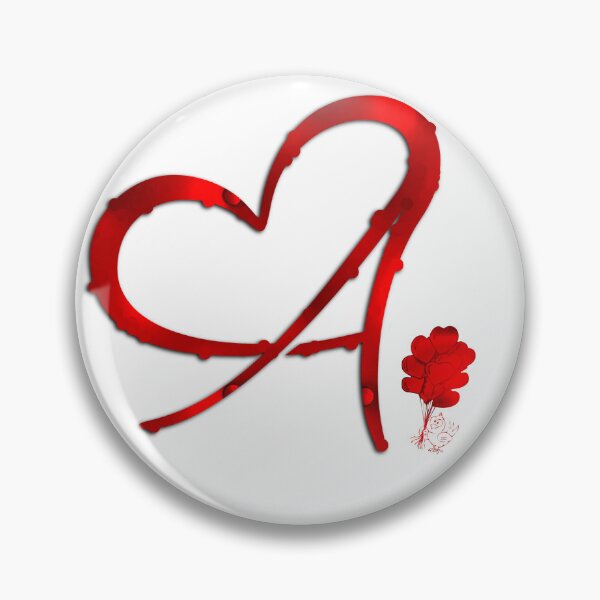 Item preview, Special For Valentine's Day - First Letter of Your Lover Name "A" designed and sold by KAEbrand.