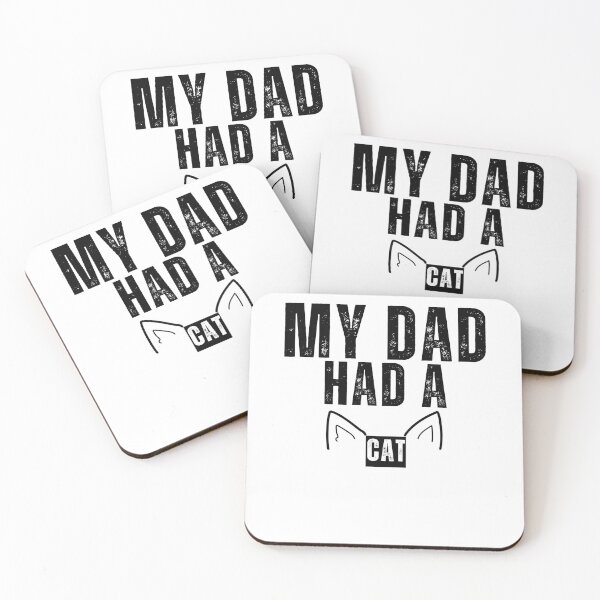 Item preview, "My Dad Had a Cat Funny Tee | White design" designed and sold by AI-volution.