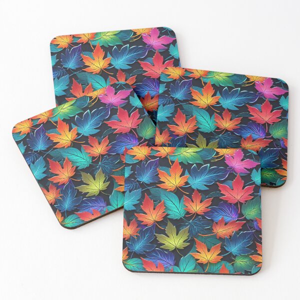 Artikelvorschau, Colorful Maple Leaf Pattern entworfen und verkauft von TheArtOfPat.