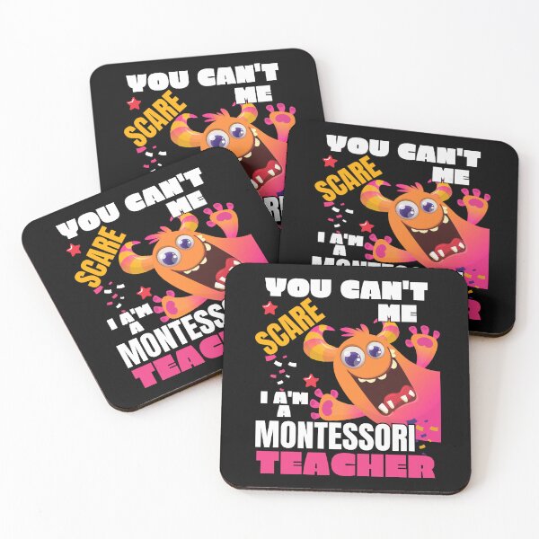 Item preview, Montessori Teacher, You Can't Scare Me I'm A Montessori Teacher designed and sold by TeyMank.