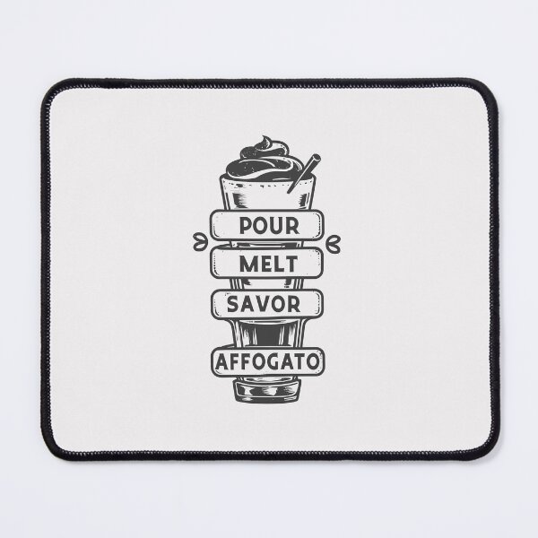 Item preview, Affogato Love - Coffee and Gelato designed and sold by QuantaPixel.