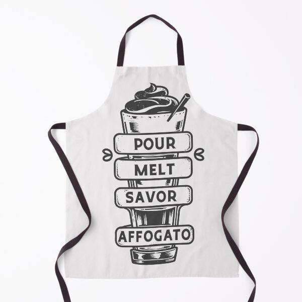 Item preview, Affogato Love - Coffee and Gelato designed and sold by QuantaPixel.
