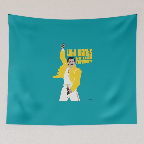 Item preview, Who wants to live forever?  designed and sold by @tarsas .art.