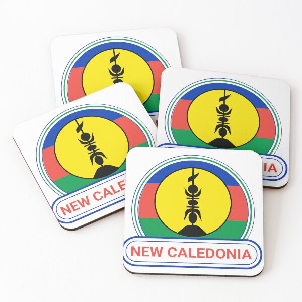 Item preview, New Caledonia Country Badge - New Caledonia Flag designed and sold by chrisrivait.