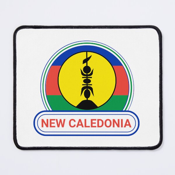 Item preview, New Caledonia Country Badge - New Caledonia Flag designed and sold by chrisrivait.