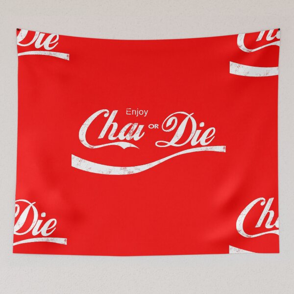 Item preview, Enjoy Chai or Die Funny Indian Desi Punjabi T-Shirt, Coke Cola Parody  designed and sold by prezziefactory.