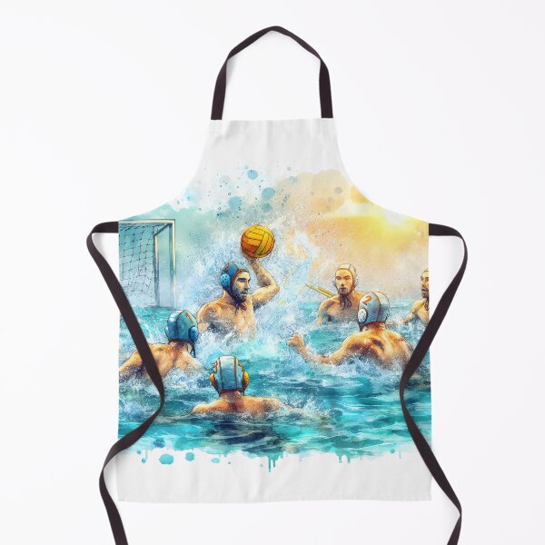 Artikelvorschau, Digitale Wasserball-Kunstmalerei – Wasser ohne Grenzen entworfen und verkauft von waterpoloworld.