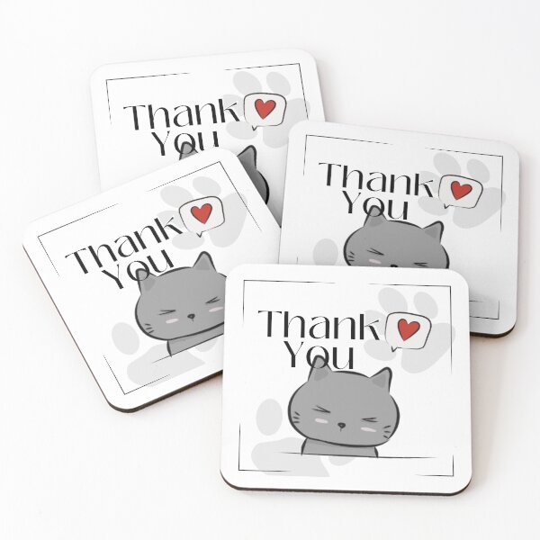 Item preview, Thank you very much, adorable cat! designed and sold by funjaan.