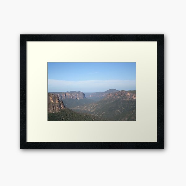 Majestic Grose Valley Framed Art Print