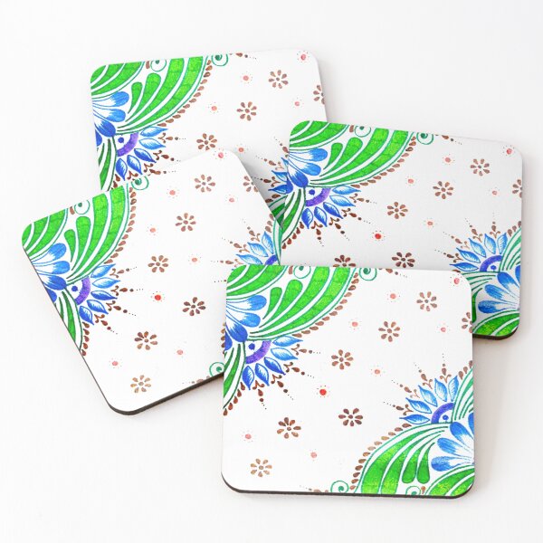 Item preview, leaves and flowers together designed and sold by TaarsDesigns.