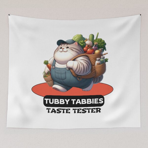 Item preview, Tubby Tabbies Taste Tester: Portly Cat Delight designed and sold by Hungry-Murphy.