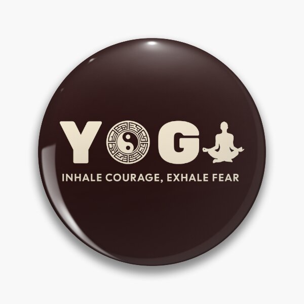 Item preview, Yoga - Inhale courage exhale fear designed and sold by Bal-Art.