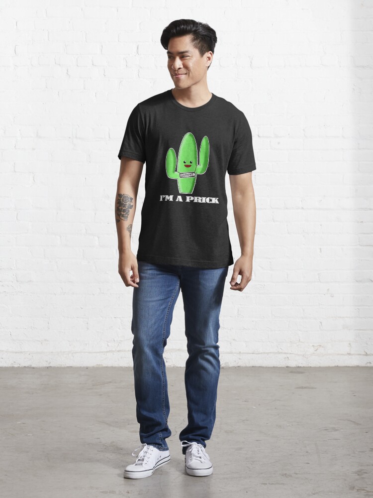 ""Warning I'm A Prick" Meme Cactus" Tshirt by SmartAndPunny Redbubble