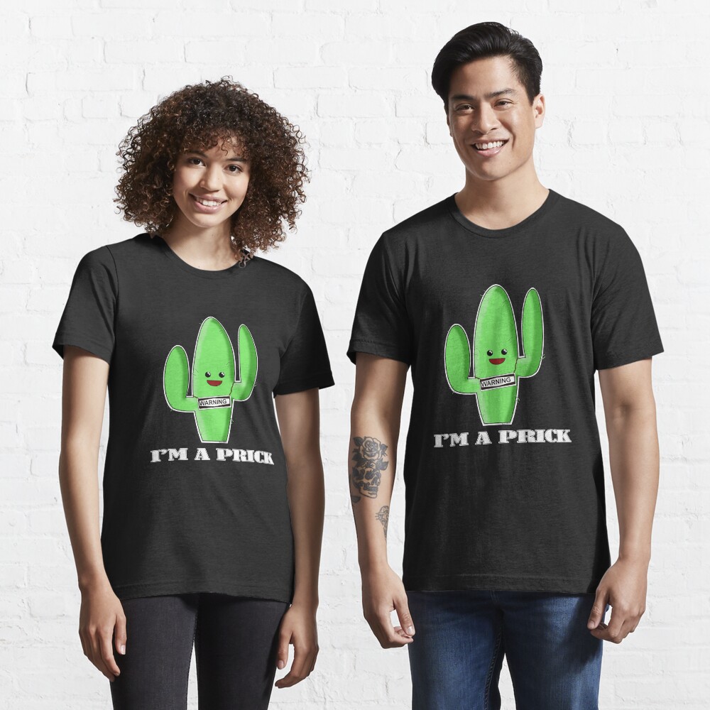 ""Warning I'm A Prick" Meme Cactus" Tshirt by SmartAndPunny Redbubble