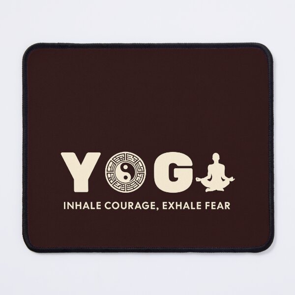 Item preview, Yoga - Inhale courage exhale fear designed and sold by Bal-Art.