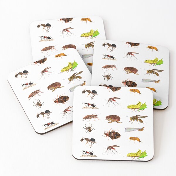 Item preview, Bothersome Bugs -Watercolor  designed and sold by LkateMc.
