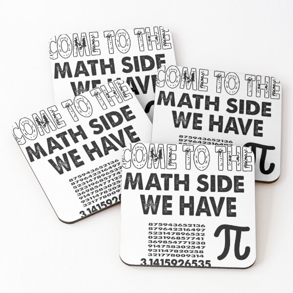 Item preview, Come to the math side we have pie, funny and cool teacher gift designed and sold by ImagineYourART ⭐️⭐️⭐️⭐️⭐️.
