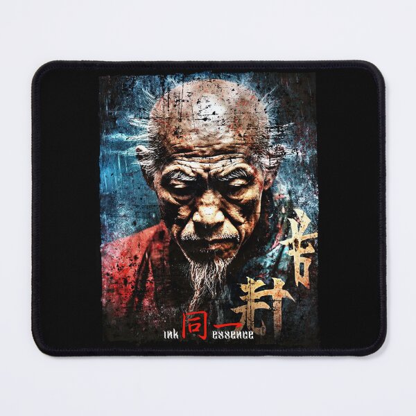 Item preview, Ink Essence - Japanese Aesthetic Surreal Kanji Symbol Painted Face Art 31 designed and sold by MadeByRobots.