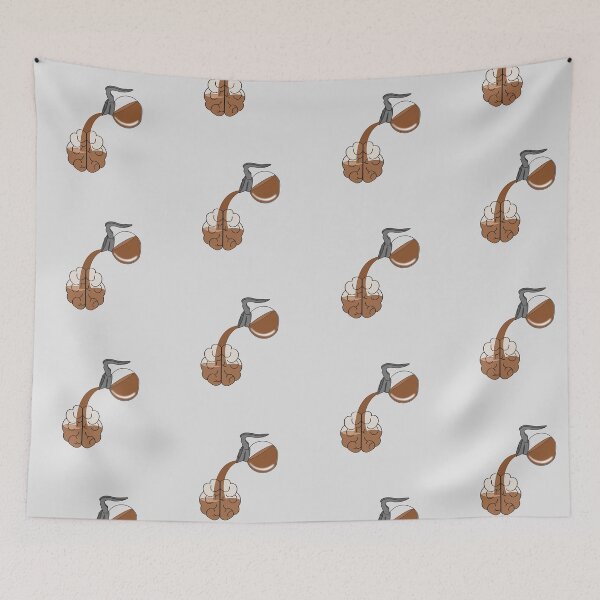 Item preview, coffee filling a brain, coffee first, brain filling  designed and sold by creattion.