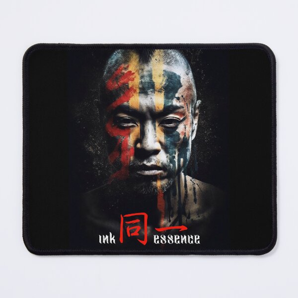 Item preview, Ink Essence - Japanese Aesthetic Surreal Kanji Symbol Painted Face Art 33 designed and sold by MadeByRobots.