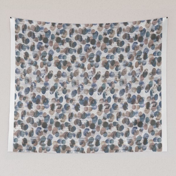 Item preview, Finger prints texture paper polka dots	 designed and sold by Alessandro Remo Mazzoni Remotextiles.