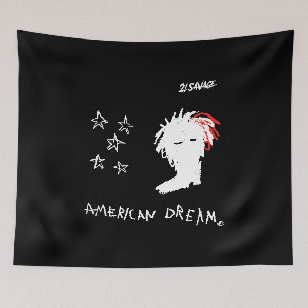 Artikelvorschau, 21 Savage Merch American Dream entworfen und verkauft von drawn-nana.