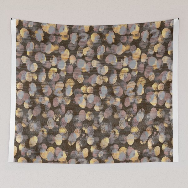 Item preview, Finger prints texture paper polka dots brown	 designed and sold by Alessandro Remo Mazzoni Remotextiles.