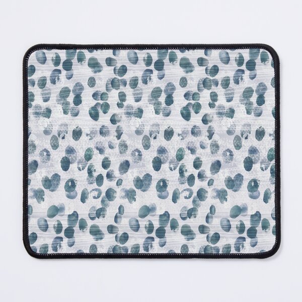 Item preview, Finger prints texture paper polka dots blue designed and sold by Alessandro Remo Mazzoni Remotextiles.