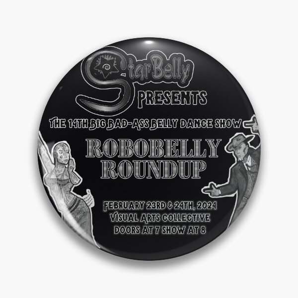 Item preview, RoboBelly RoundUp BW designed and sold by Starbelly208.