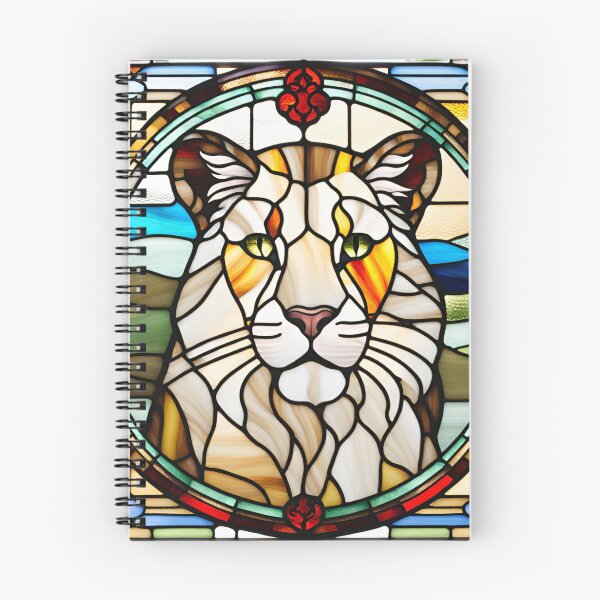 Item preview, Animal portraits in stained glass - Lion 8 designed and sold by Visual Arts Sławomir Grzanek.