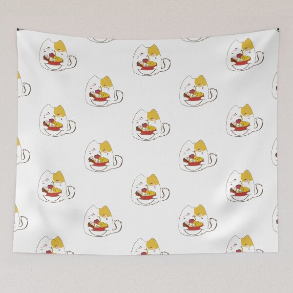 Item preview, Kawaii cat eating ramen sticker T-shirt  designed and sold by Hiibo-o.