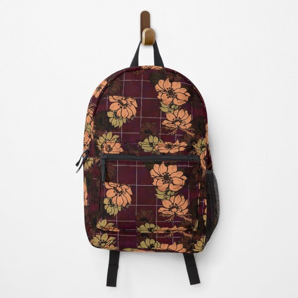 Item preview, Flowers with windowpane pattern designed and sold by JJLosh.