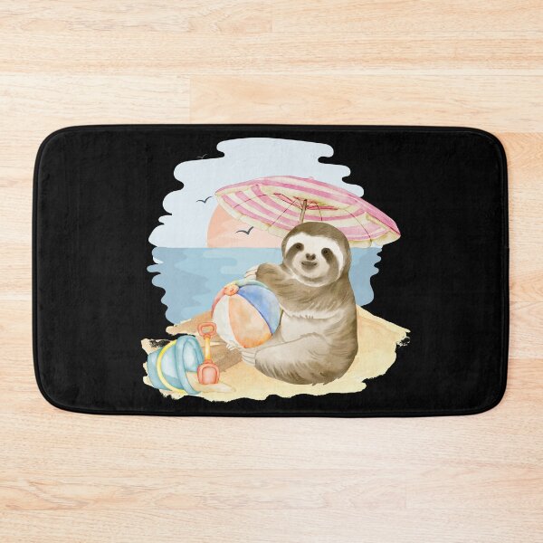 Item preview, Sandy Sloth Beach Day designed and sold by SunandShade.