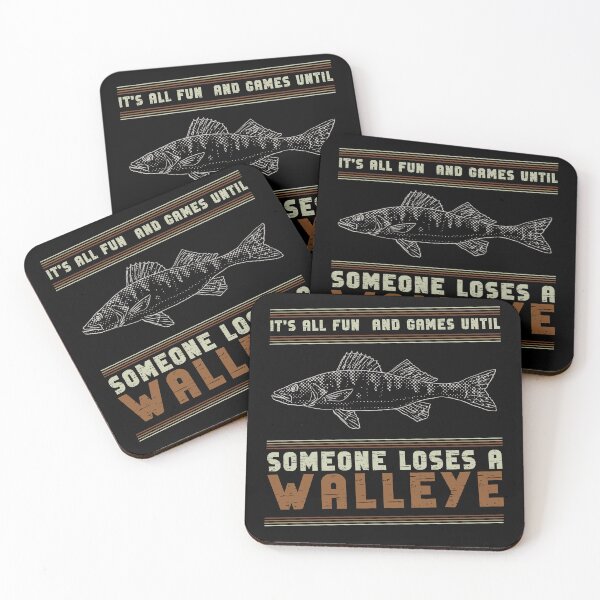 Item preview, Fun and Games Until Someone Loses a Walleye Funny Fisherman designed and sold by Chmielayka.