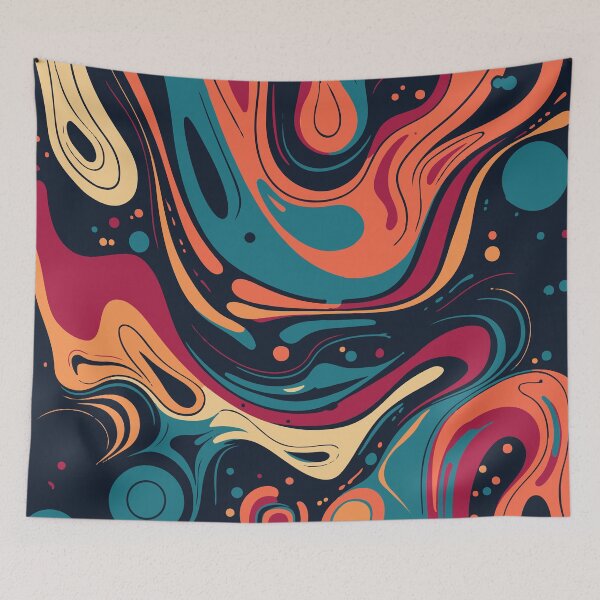 Item preview, retro liquid pattern designed and sold by tony4urban.