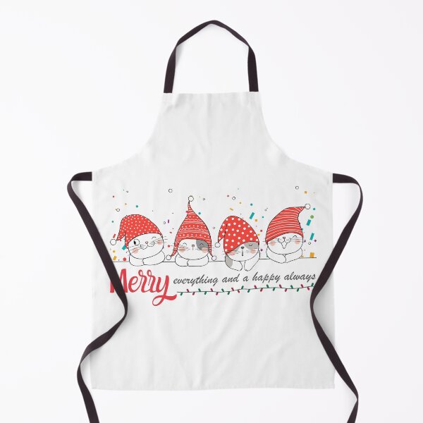 Item preview, Merry Everything and a Happy Always, Meowy Catmas Christmas, designed and sold by Babinooart.